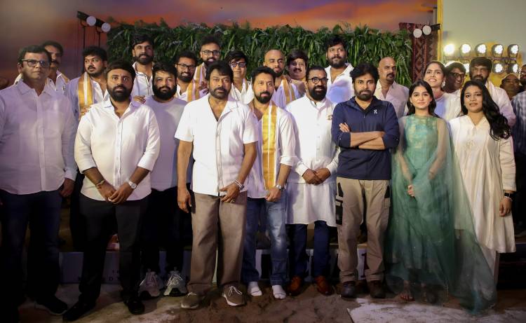 மெகா ஸ்டார்' சிரஞ்சீவி நடிக்கும் #Chiru158 படத்தின் படப்பிடிப்பு நாளை தொடங்குகிறது
