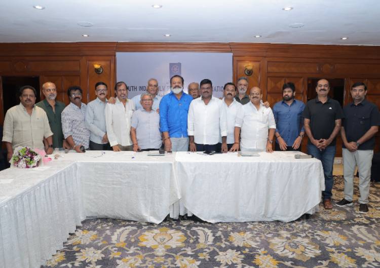 திரைத்துறையின் எதிர்கால வளர்ச்சி குறித்து மத்திய அமைச்சர் சுரேஷ் கோபியுடன் தயாரிப்பாளர்கள் முக்கிய ஆலோசனை