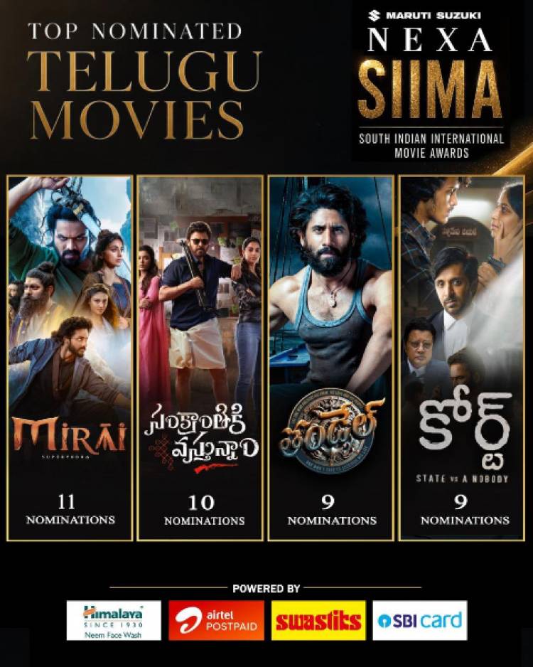 14th NEXA SIIMA Awards Unveil 2025 Nominations