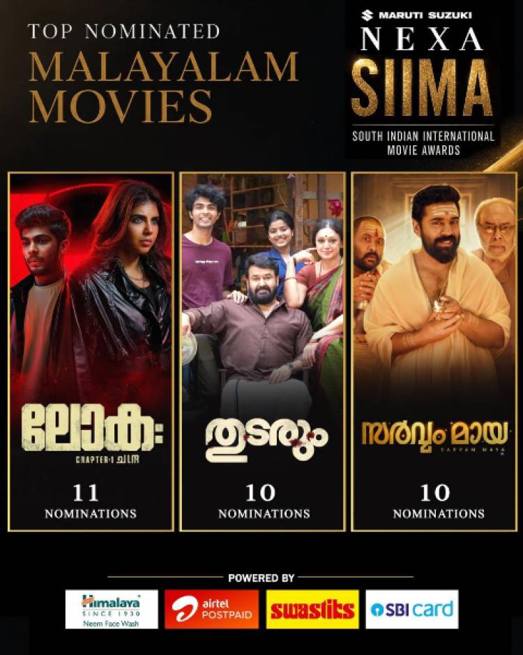 14th NEXA SIIMA Awards Unveil 2025 Nominations