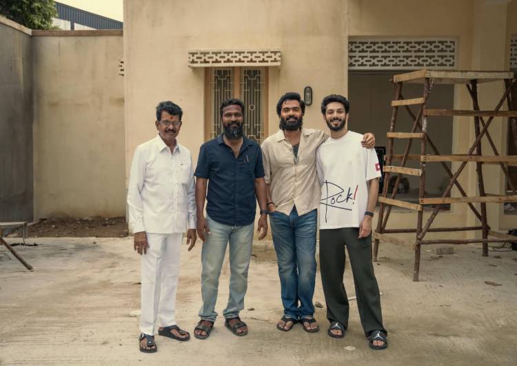 Anirudh met Silambarasan TR at Arasan Shooting Spot Inbox *வேகமாக விறுவிறுப்பாக நடைபெறும் ‘அரசன்’ படப்பிடிப்பு!*