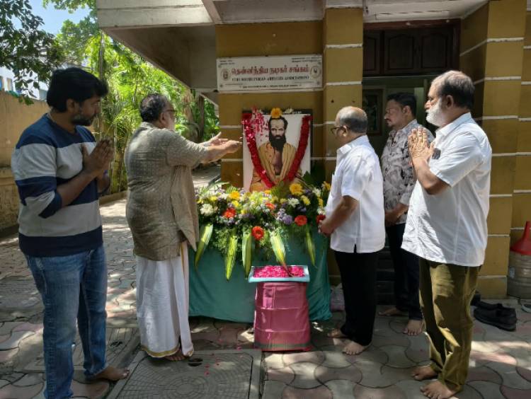 தவத்திரு சங்கரதாஸ் சுவாமிகளின் பிறந்தநாளை முன்னிட்டு தென்னிந்திய நடிகர் சங்கம் மரியாதை